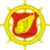 Logo of the US Army Transportation Corp in 1976. On a book of railroad diagrams for equipment used by the army.