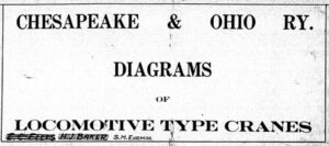 C&O Wreck Crane Diagrams 2 C&O Wreck Crane Diagrams