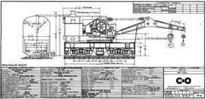 C&O Wreck Crane Diagrams 3 C&O Wreck Crane Diagrams