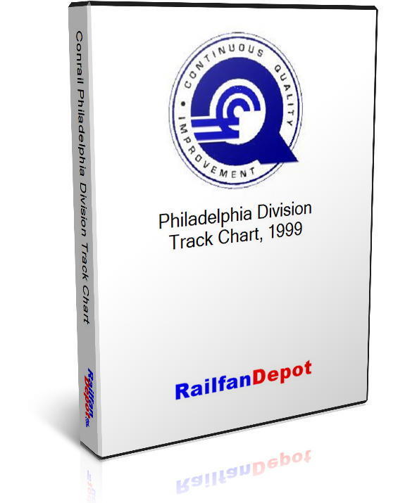 Conrail Philadelphia Division Track Chart 1999