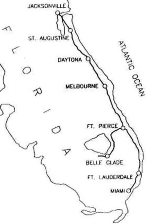 Florida East Coast Railway Track Chart 3 Florida East Coast Railway Track Chart