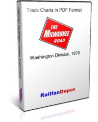 Milwaukee Road Washington Division Track Chart 1976