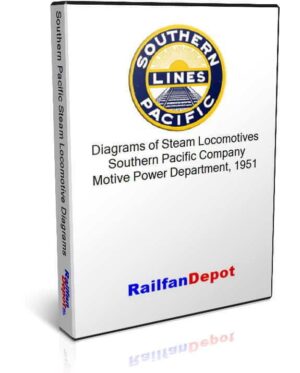 Southern Pacific Steam Locomotive Diagrams
