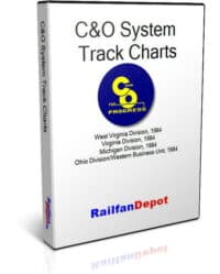C&O System Track Chart 1984
