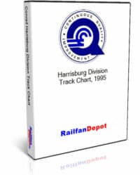 Conrail Harrisburg Division Track Chart 1995