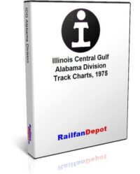 Illinois Central Gulf Alabama Division Track Chart