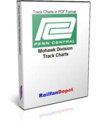 Penn Central Mohawk Division Track Chart 1973