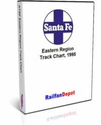 Santa Fe Track Chart Eastern Region 1995