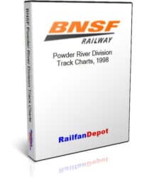 BNSF Powder River Division Track Chart 1998