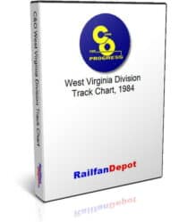 C&O West Virginia Division Track Chart 1984