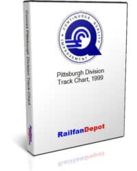 Conrail Pittsburgh Division Track Chart 1999