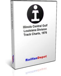 Illinois Central Gulf Louisiana Division Track Chart