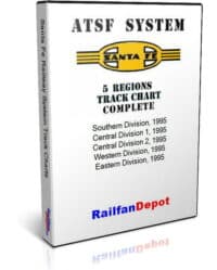 Santa Fe Track Chart Entire System 1995