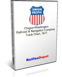 Union Pacific Oregon Div OWR&N Camas Prairie Track Chart