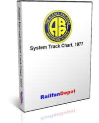Alaska Railroad Track Chart 1977