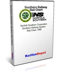 Southern Railway All System Rail Chart