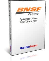BNSF Springfield Division Track Chart 1998