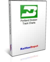 Burlington Northern Portland Division Track Chart