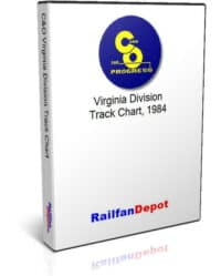 C&O Virginia Division Track Chart 1984