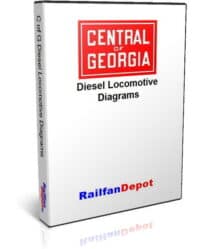 Central of Georgia Diesel Locomotive Diagrams
