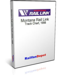 Montana Rail Link Railroad Track Chart 1998