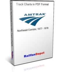 Amtrak Northeast Corridor Track Chart 1977