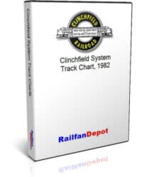 Clinchfield Railroad Track Chart 1982