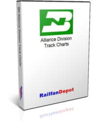 Burlington Northern Alliance Division Track Chart