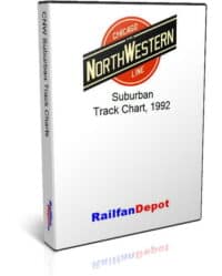 Chicago North Western Suburban Territory Track Chart