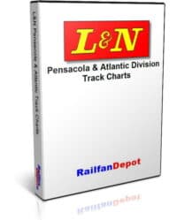 L&N Pensacola & Atlantic Division Track Chart 1964
