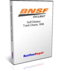 BNSF Gulf Division Track Chart 1998