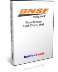 BNSF Texas Division Track Chart 1998