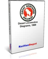 Great Northern Diesel Locomotive Diagrams