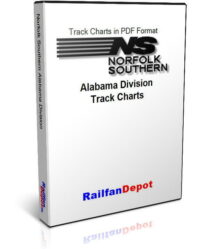 Norfolk Southern Alabama Division Track Chart 2002