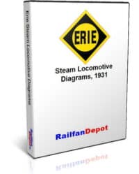 Erie Railroad Steam Locomotive Diagrams