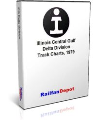 Illinois Central Gulf Delta Division Track Chart 1979
