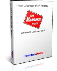 Milwaukee Road Minnesota Division Track Chart 1976