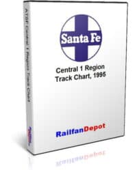 Santa Fe Track Chart Central Region 1 1995