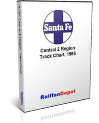 Santa Fe Track Chart Central Region 2 1995