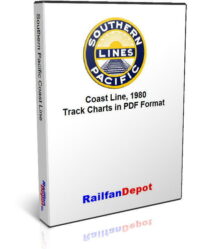 Southern Pacific Coast Line Track Chart 1980