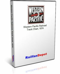 Western Pacific Railroad Track Chart 1974
