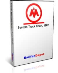 Monon Railroad Track Chart 1962