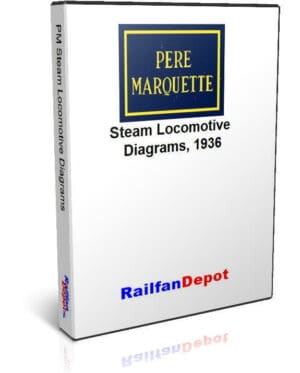 Pere-Marquette-Steam-Engine-Locomotive-Diagrams-PDF-on-CD-RailfanDepot-162147558439