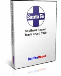 Santa Fe Track Chart Southern Region 1995